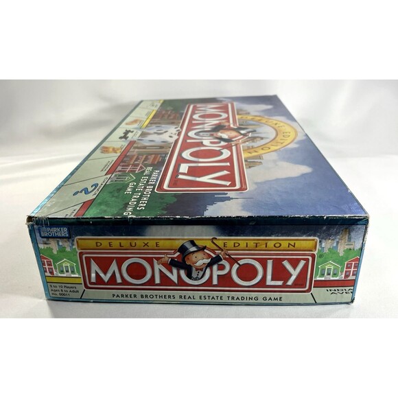 Monopoly Deluxe Edition 1995 Parker Brothers Vintage Board Game - Picture 10 of 14